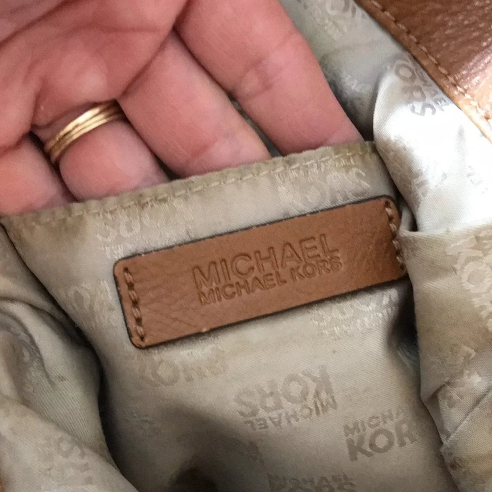 Michael Kors Brown Leather Bag